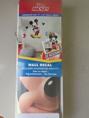 Disney Mickey Wall Decal - Red, Black, Yellow, White